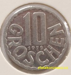 Rakousko - 10 groschen 1979