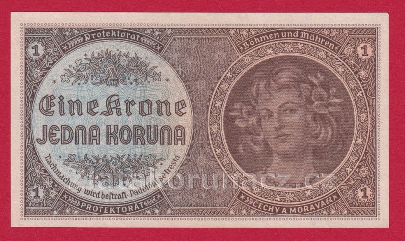 1 koruna 1940 B 043
