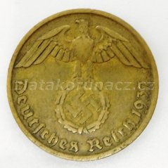Německo - 10 Reichspfennig 1937 J