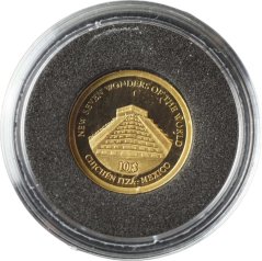 Zlatá mince - Šalamounovy ostrovy 10 Dollar 2009 - Chichén Itzá