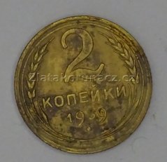 Rusko - 2 kopějka 1939