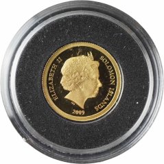 Zlatá mince - Šalamounovy ostrovy 10 Dollar 2009 - Chichén Itzá