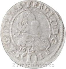 1 krejcar 1624 HM