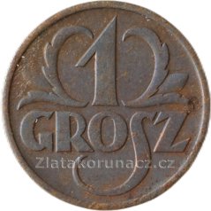 Polsko - 1 grosz 1937