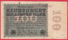 Německo - 100.000 000 mark 22.8.1923 - série N 13