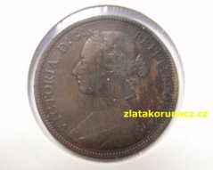 Anglie - 1/2 penny 1883