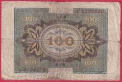 Německo - 100 Mark 1.11.1920 - série V-H