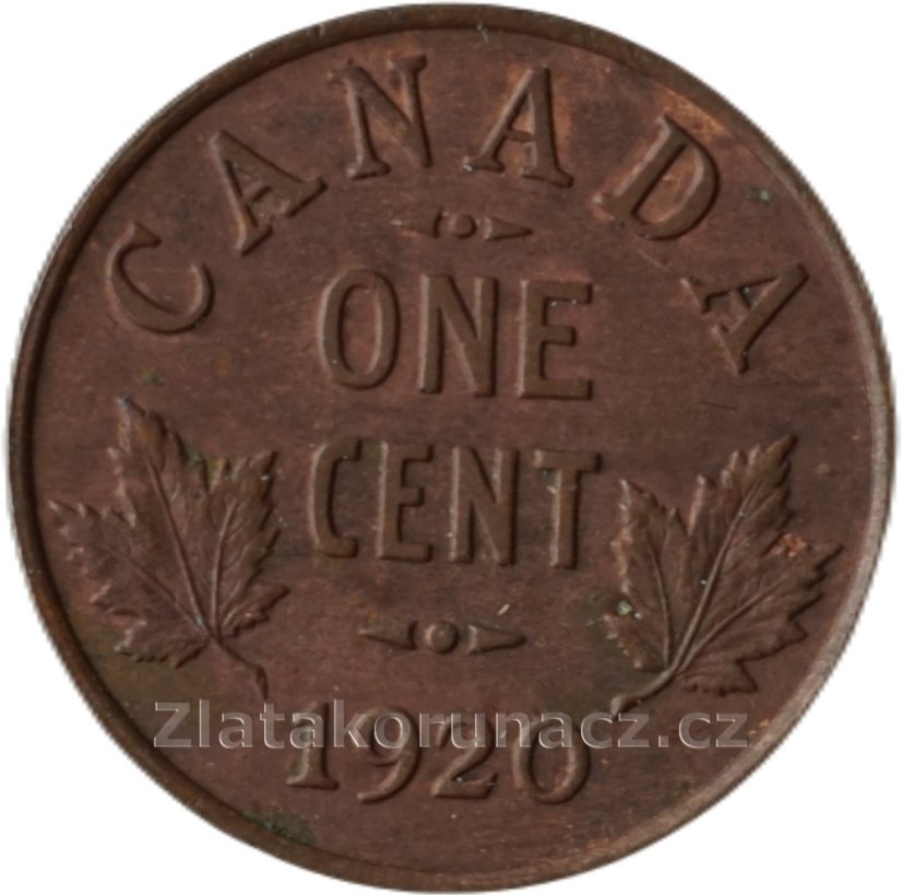 Kanada - 1 cent 1920 varianta