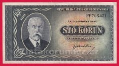 100 Kčs b. l. 1945 PF