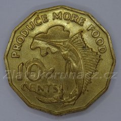 Seychelles - 10 cents 1977