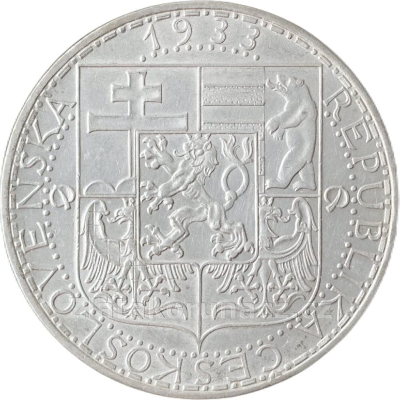 Dvacetikoruna -20Kč 1933