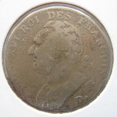 Francie - 12 deniers 1793 B