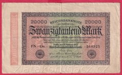 Německo - 20.000 mark 20.2.1923 - série FN-Ga