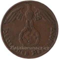 Německo - 1 Reichspfennig 1937 A