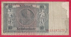Německo - 10 Reichsmark 22.1.1929 - série K-K - 8 m.č.