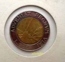 San Marino - 500 Lir 1993 R