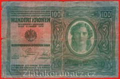 Rakousko-Uhersko - 100 Kronen 1919 3333