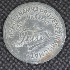 Triax - Hrací známka pro peněžní automaty