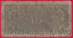 10,-Kčs b.l. 1945 SZ