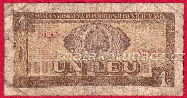 Rumunsko - 1 Leu 1966