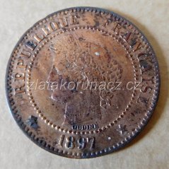 Francie - 2 centimes 1897 A