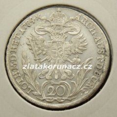 20 Krejcar 1784 F
