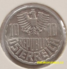 Rakousko - 10 groschen 1973
