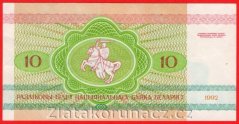 Bělorusko - 10 Rubl 1992