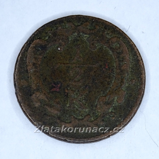 1/2 krejcar b.l.-varianta