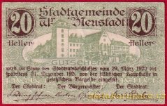 Wiener Neustadt - 20 haléřů - 1920