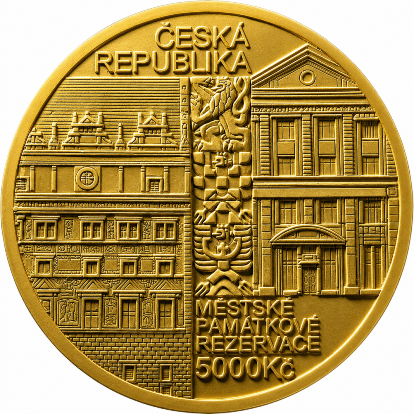 2026 - 5 000 Kč Plzeň - Městské památkové rezervace Proof