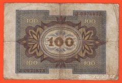 Německo - 100 Mark 1.11.1920 - série J-C