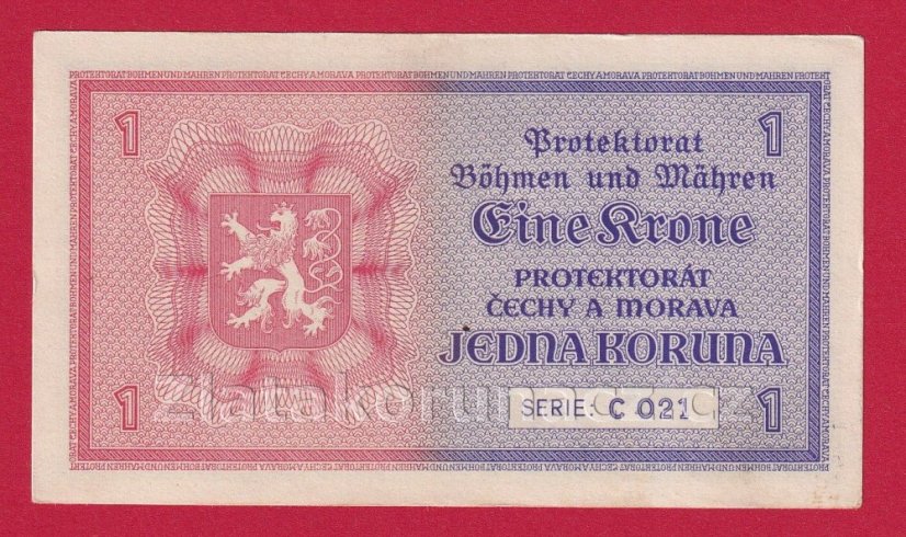 1 koruna 1940 C 021