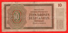 10 korun 1942 N 45 neperf.