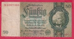 Německo - 50 Reichsmark 30.3.1933 - série X - X - 7 m.č.