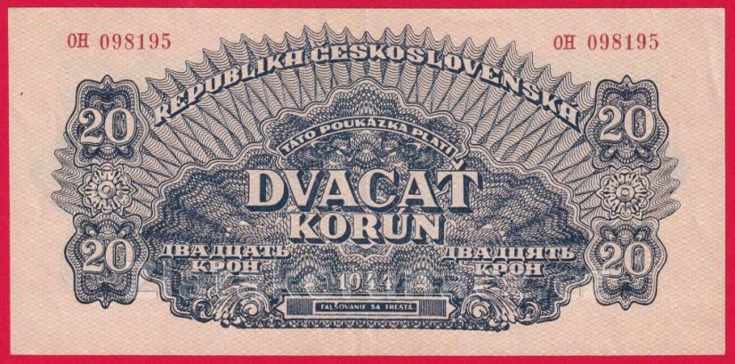20 korun 1944 OH