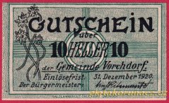 Vorchdorf - 10 haléřů - 1920