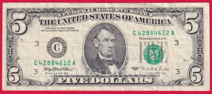 USA - 5 Dollars 1995