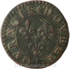 Francie - Chateau-Regnault - 2 deniers (double Tournois) 1605-1614