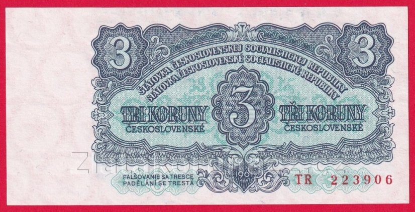 3 Kčs 1961 TR