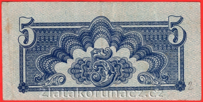 5 korun 1944  EE
