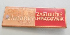 Zasloužilý pracovník 25 let Sběrné suroviny