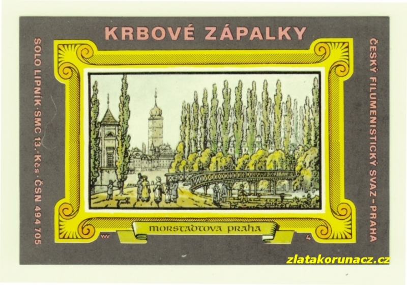 Zápalková nálepka 3