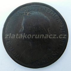 Anglie - 1/2 penny 1897