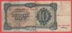 Lotyšsko - 10 latu 1934