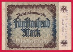 Německo - 5000 mark 2.12.1922 - série W-X