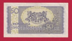 50 Kčs b.l. 1945 JG