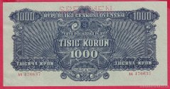 1000 korun 1944 AA perf.