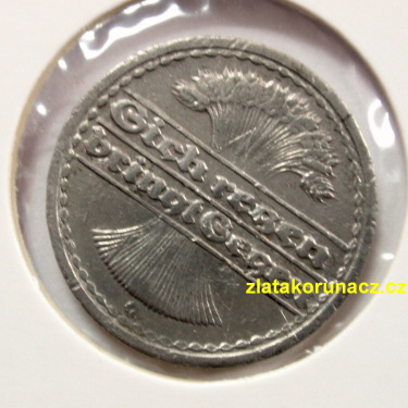 Německo - 50 Pfennig Reich 1922 G