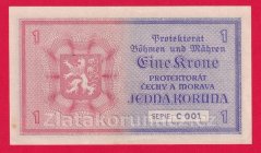 1 koruna 1940 C 001